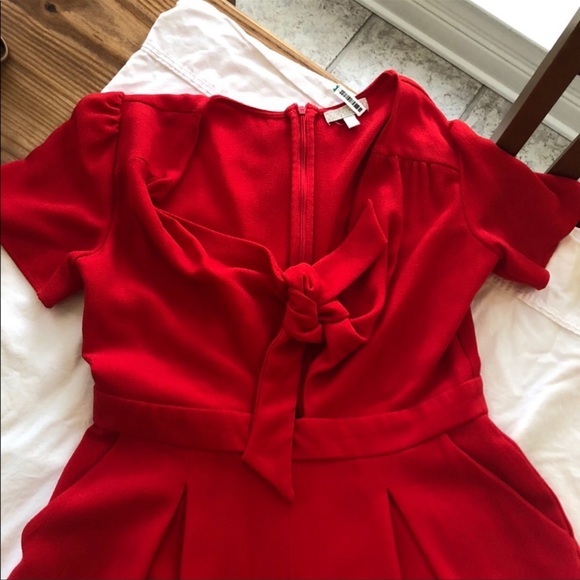 Tie front cropped jumpsuit - Picture 3 of 4